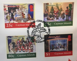 Cayman Islands #1192-1195 First Day Cover - Christmas 2017 [CVR6]