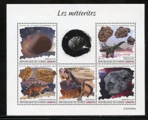 GUINEA 2023 METEROITES SHEET MINT NH