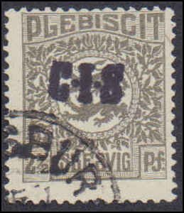 Schleswig #O1, Incomplete Set, 1920, Used