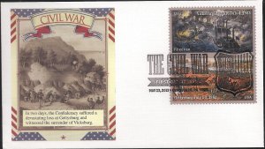 Fleetwood Printed Cachet FDC for the 2013 The Civil War: 1863 Issue