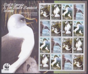 2003 South Georgia and South Sandwich Islands 357-360KL WWF / Birds 36,00 €