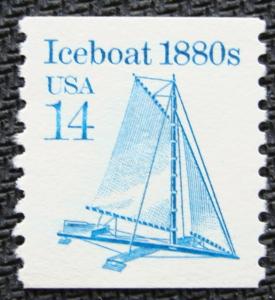 US #2134 MNH Coil Single Iceboat SCV $.30 L10