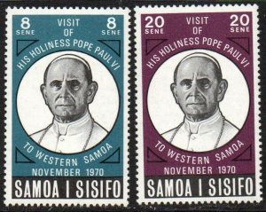 Samoa Sc #337-338 Mint Hinged