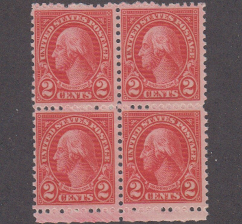 United States - 1925 - SC 554 - NH - Block of 4