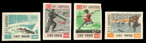 Albania #706-709 Cat$75, 1963 Winter Olympics, imperf set of four, never hinged