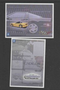 TUVALU #919-920 2003 GENERAL MOTORS MINT VF NH O.G S/S