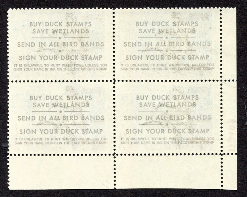 #RW47 Mallards Lower Left Plate Block 173493 VF NH  ⭐⭐⭐⭐⭐