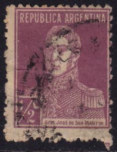 Argentina - 1923 - Scott #340 - used - San Martin