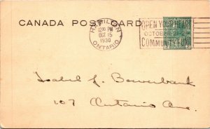 Canada, Worldwide Government Postal Card