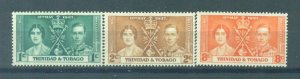 Trinidad & Tobago sc# 47-49 mh cat value $1.50