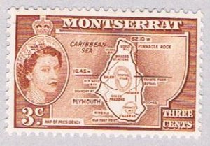 Montserrat 131 MLH Map of presidency 1951 (BP33917)