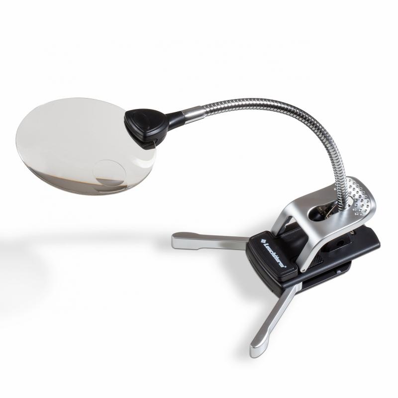 DESKTOP/CLIP-ON MAGNIFIER FLEX 2.5X