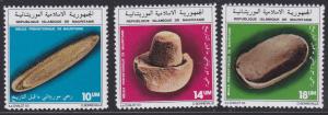 Mauritania # 545-547, Prehistoric Grinding Instruments, NH, 1/2 Cat.