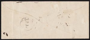 HUNGARY 1870s Registered cover franked King 15k engraved. 