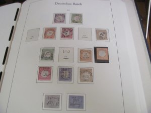 GERMANY MNH & USED 1872-1945 2 LIGHTHOUSE ALBUMS SET VF/XF (176) SEE DESCRIPTION