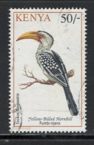 Kenya 1993 Yellow-Billed Hornbill 50sh Scott # 608 Used