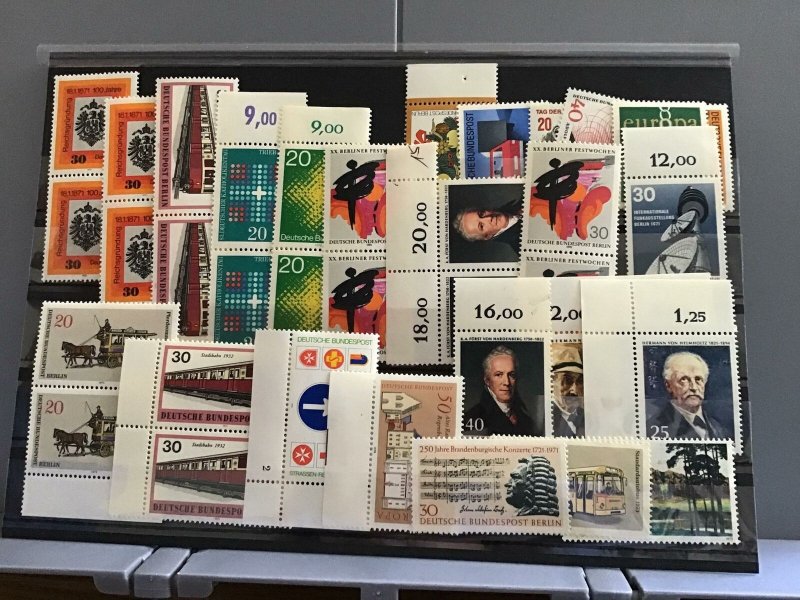 Germany  1970’s mint never hinged  stamps  R23688