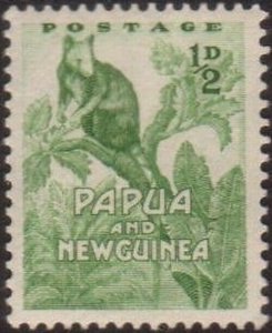 Papua New Guinea 1952 SG1 ½d Tree Kangaroo MLH
