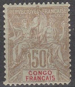 French Congo #32 Unused CV $16.00 (A14891)