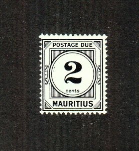 Mauritius Scott #J8 MH