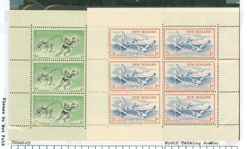 New Zealand #B52a-53a  Souvenir Sheet