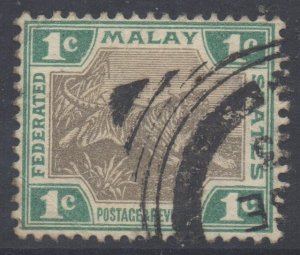 Malaya FMS Scott 18 - SG15b, 1900 Tiger 1c used