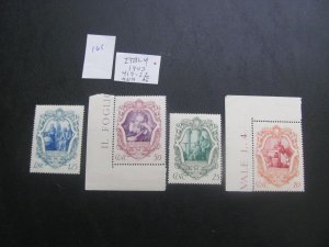 ITALY 1942 MNH  SC 419-422 XF  (161)