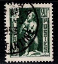 Algeria - #244 Child with Eagle  - Used