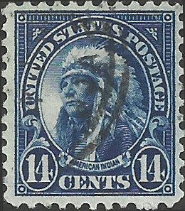 # 565 Used Blue American Indian