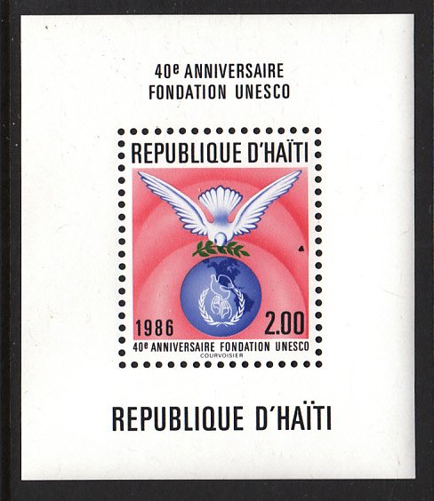 Haiti 843 Souvenir Sheet MNH VF