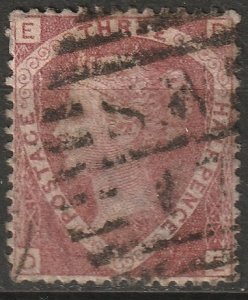 Great Britain 1870 Sc 32 used plate 3