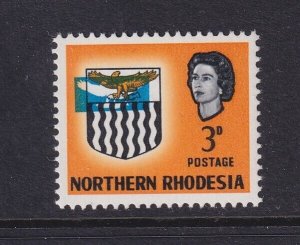 Northern Rhodesia, Scott 78 var (SG 78 var), MNH, MAJOR Shift of color