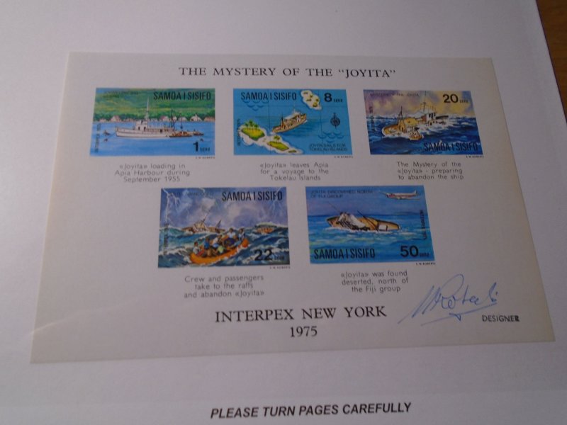 Samoa  #  419a   MNH   Boats   imperf