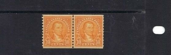 US Scotts #603 Line Pair Very Fine MH  Cat. Value $25.00              #226x