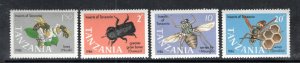 TANZANIA 364-367 MNH VF Insects SCV 7.25