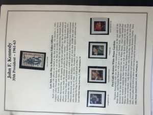 The Heritage Collection President Stamps From 29th to 38th Complete Book