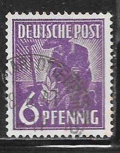 Germany 558: 6pf Planting Olive, used, F-VF