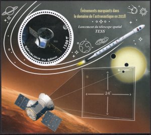 BENIN 2018 SPACE TESS ESPACE RAUMFAHRT SPAZIO [#1870]