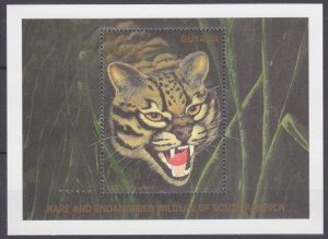 1990 Guyana 3480/B117 Cats - Leopard 8,50 €