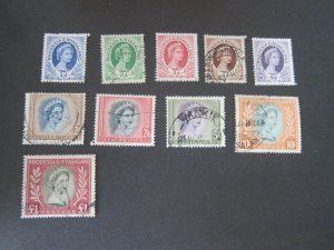Rhodesia 1954 Sc 142-5,8,151-5 FU