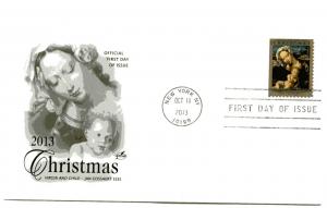 4815 Virgin and Child, Christmas 2013, ArtCraft FDC