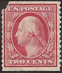# 353 Mint FAULT Carmine George Washington Cat $90.00