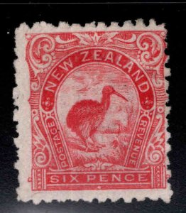 New Zealand Scott 106a Watermark Letter A, mint no gum 6p Kiwi Bird