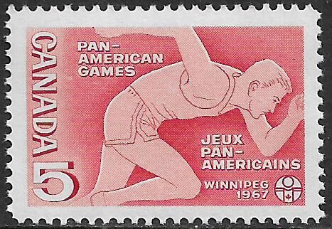 Canada #472 MNH Stamp - Pan-American Games - Runner - Sports