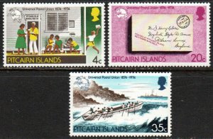 Pitcairn Islands Sc #141-143 Mint Hinged