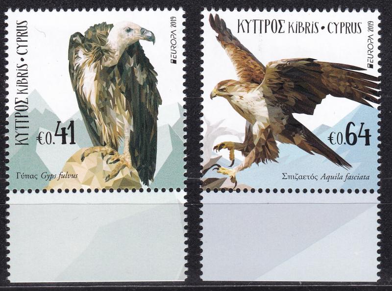 Cyprus, Birds, EUROPA MNH / 2019