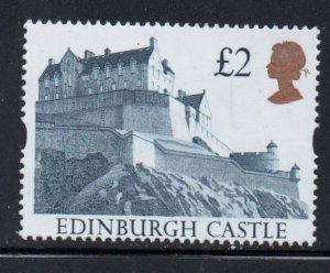 Great Britain Sc 1447 1992 £2 Edinburgh Castle stamp mint NH