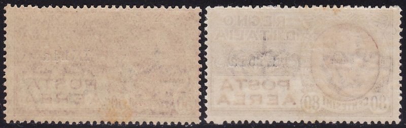 1928-29 Libya, Mail Aerea N°1/2 MNH / Quality' Modest