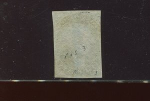 Scott 9X1 Washington Postmasters Provisional Used Stamp with Crowe Cert (9X1-C1)