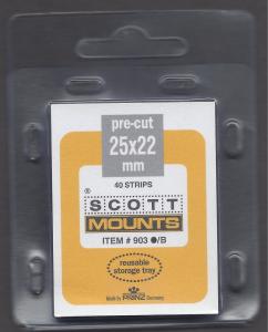 Scott/Prinz Mounts 25x22 Package of 40